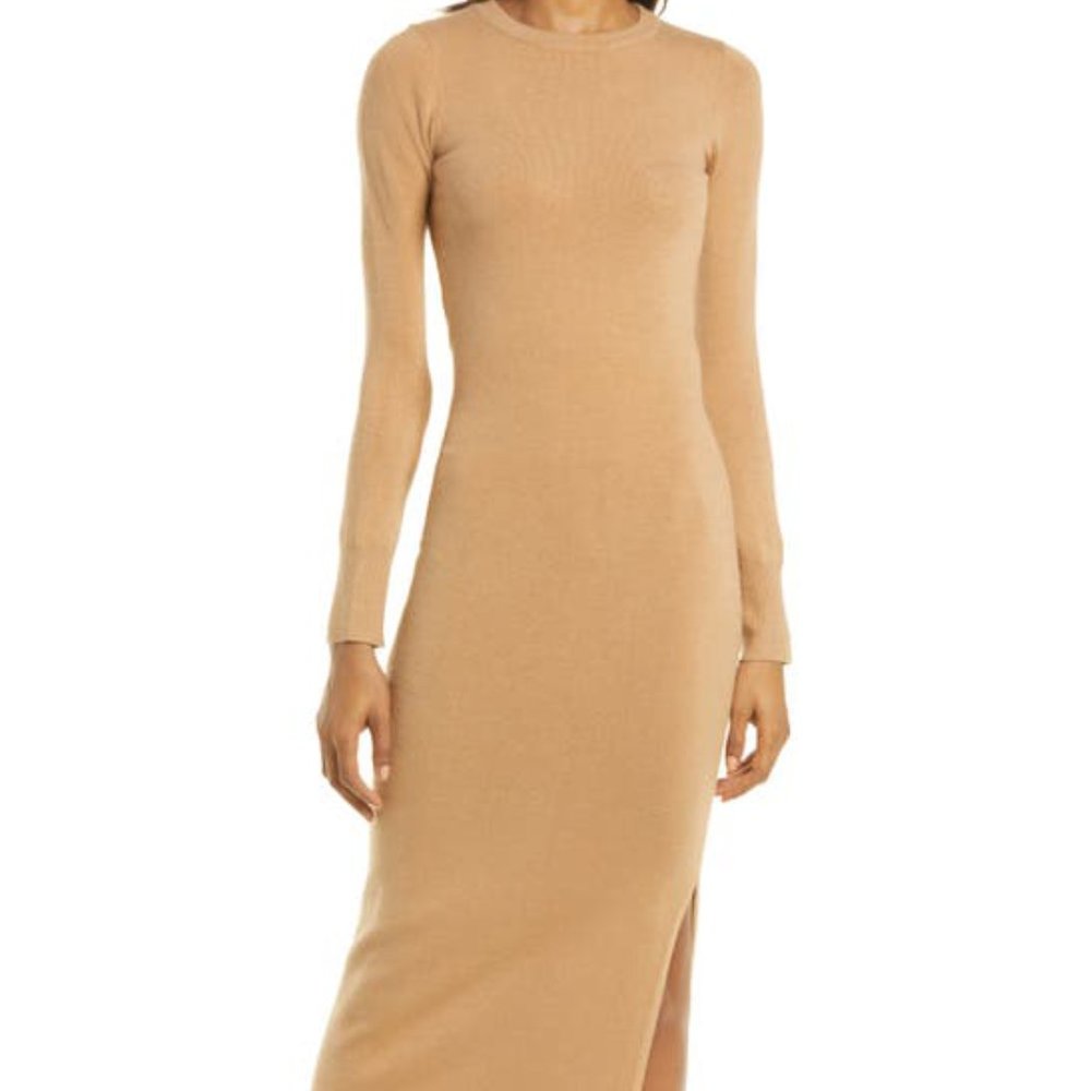 French Connection Babysoft Mock Neck Sweater Dress